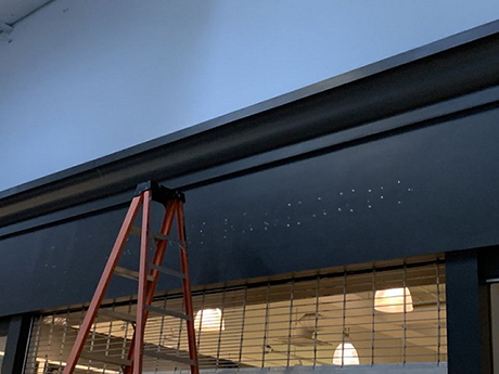 Armani Exchange Sign Removal